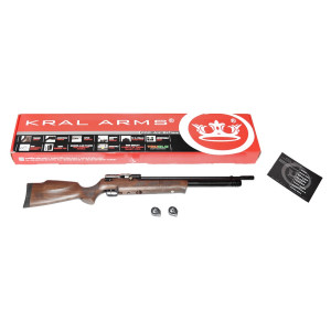 Пневматическая винтовка Kral Puncher Maxi W (орех, PCP, 3 Дж) 4,5 мм